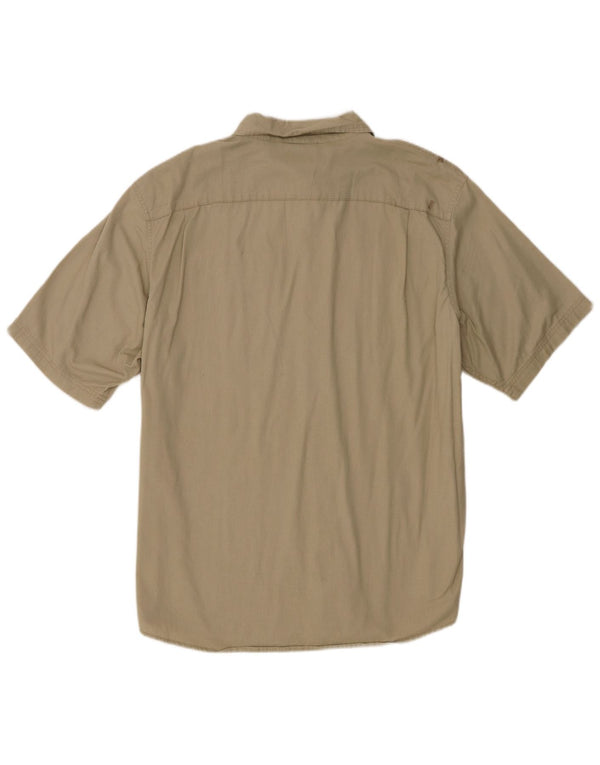 Wrangler Camisa Manga Corta Hombre XL Caqui Algodón