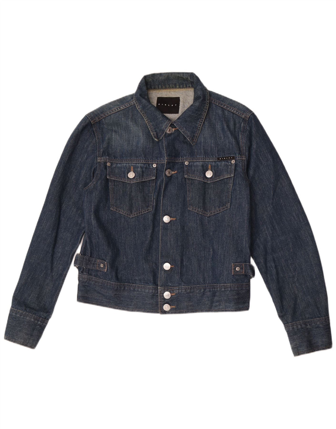 Sisley Chaqueta vaquera para hombre UK 38 Algodón azul medio