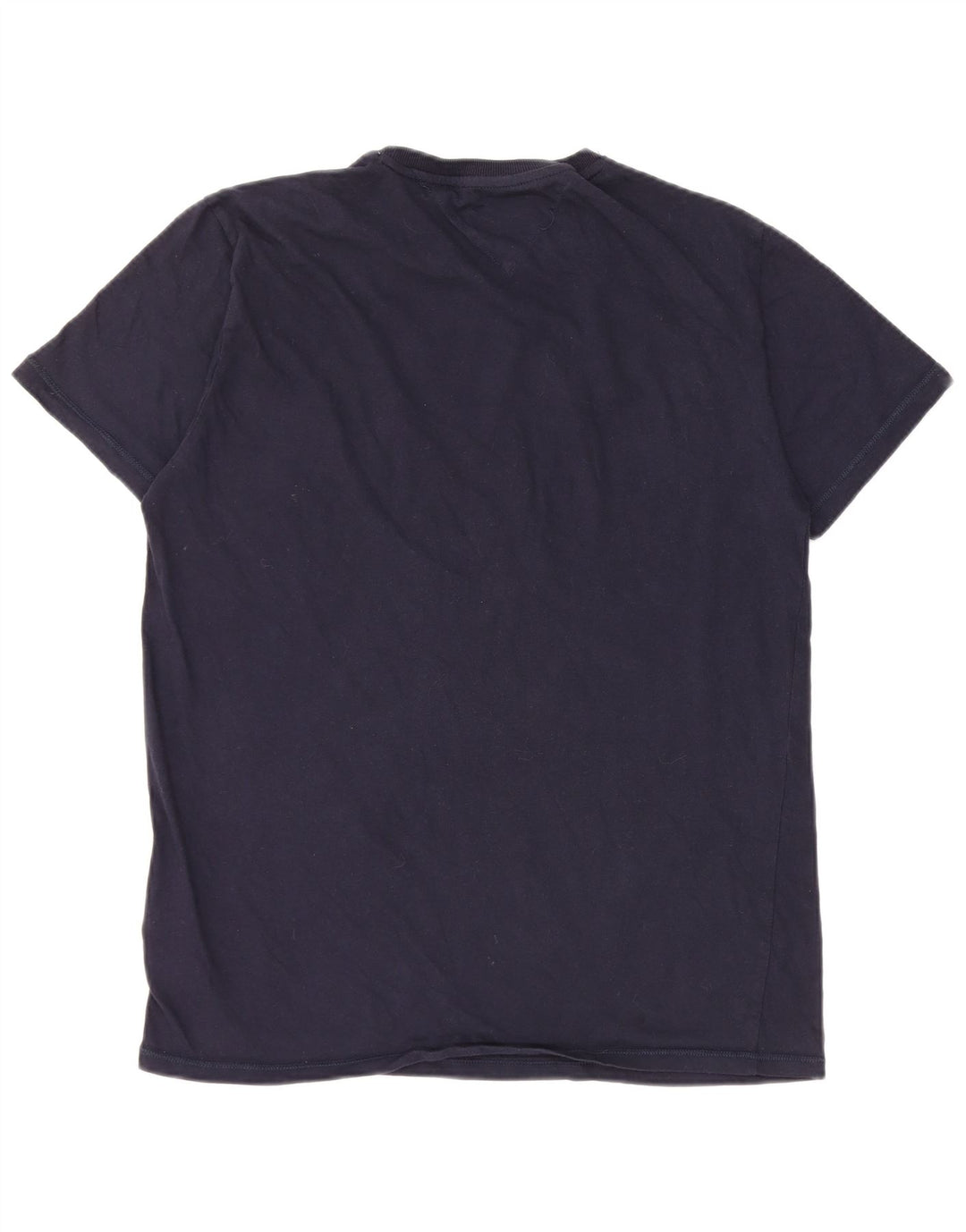 TOMMY HILFIGER Camiseta para hombre Top Medium Azul marino Algodón