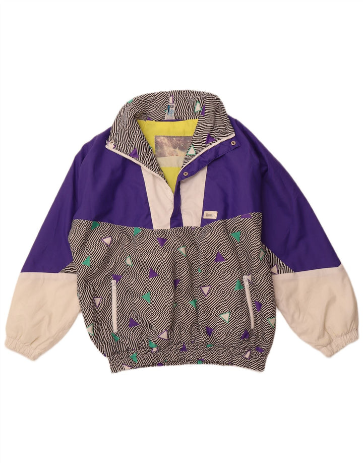 RODEO Chaqueta de esquí con capucha para hombre, talla 40, color morado