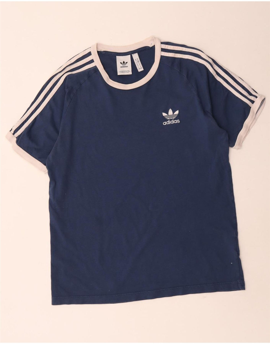 Camiseta Adidas Hombre Top Medium Azul Marino Algodón