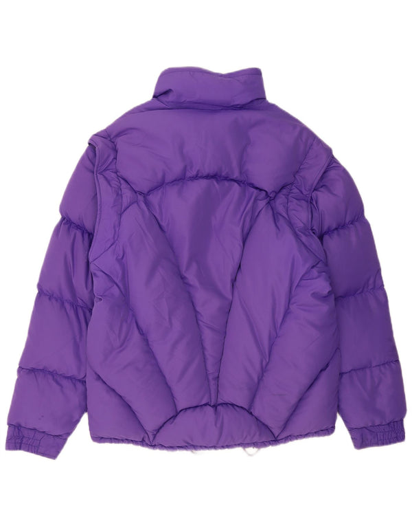 DOLOMITE Chaqueta acolchada reversible para hombre UK 40 Poliéster morado grande