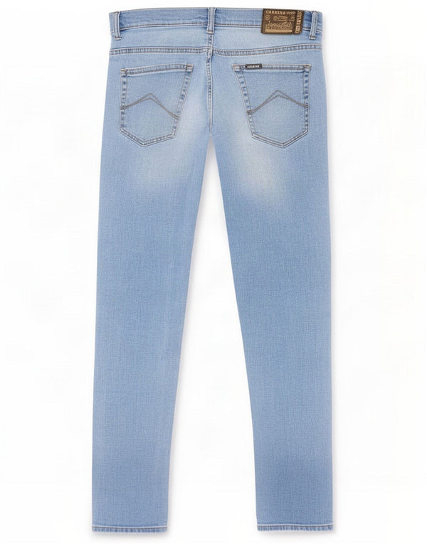 Carrera Mens 700 Slim Jeans W34 L32 Algodón azul