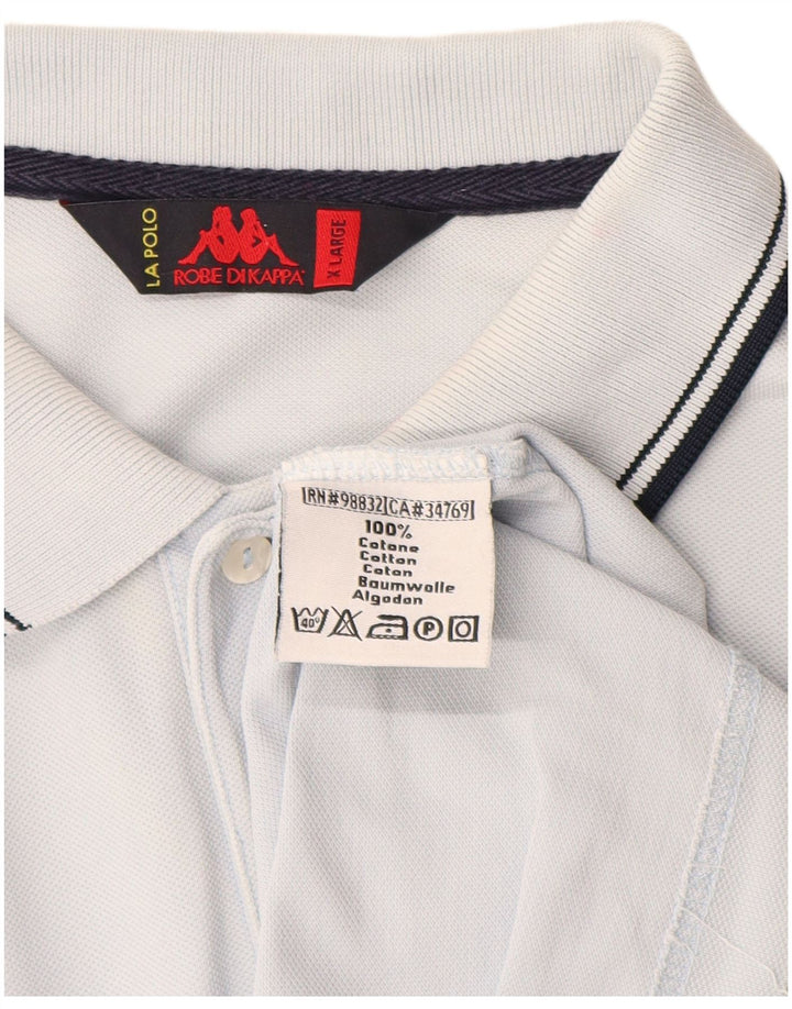 Kappa Polo Hombre XL Algodón Azul
