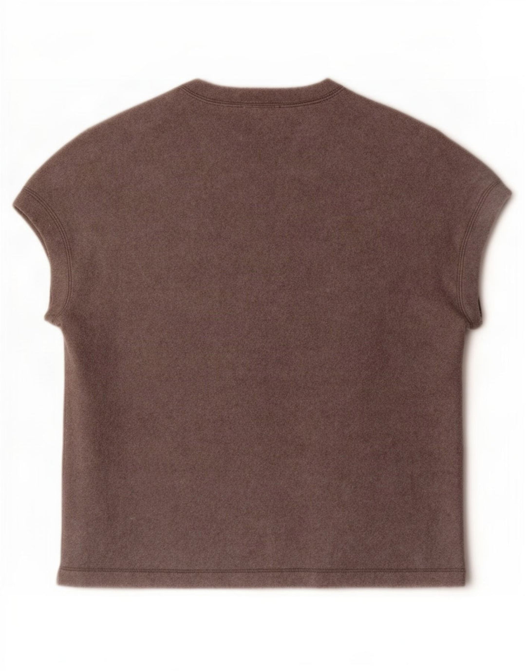 Zara Camiseta Mujer Top UK 44 Acrílico Gris Medio