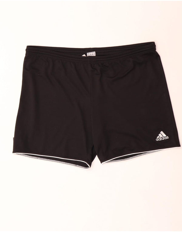 Adidas Pantalones cortos deportivos para hombre XL Negro Poliéster