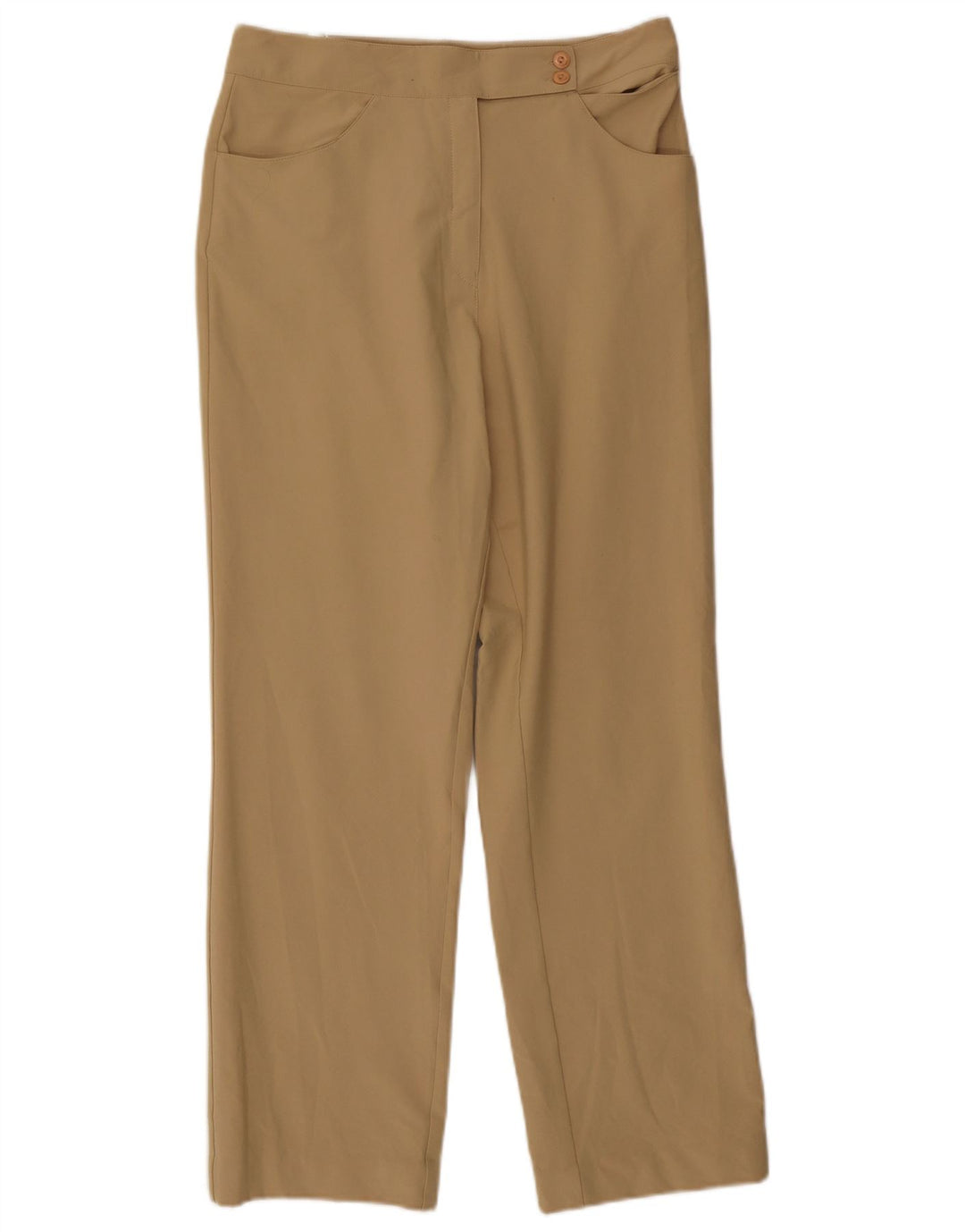 Rohan Pantalones casuales rectos para mujer UK 44 Medium W30 L29 Poliéster beige
