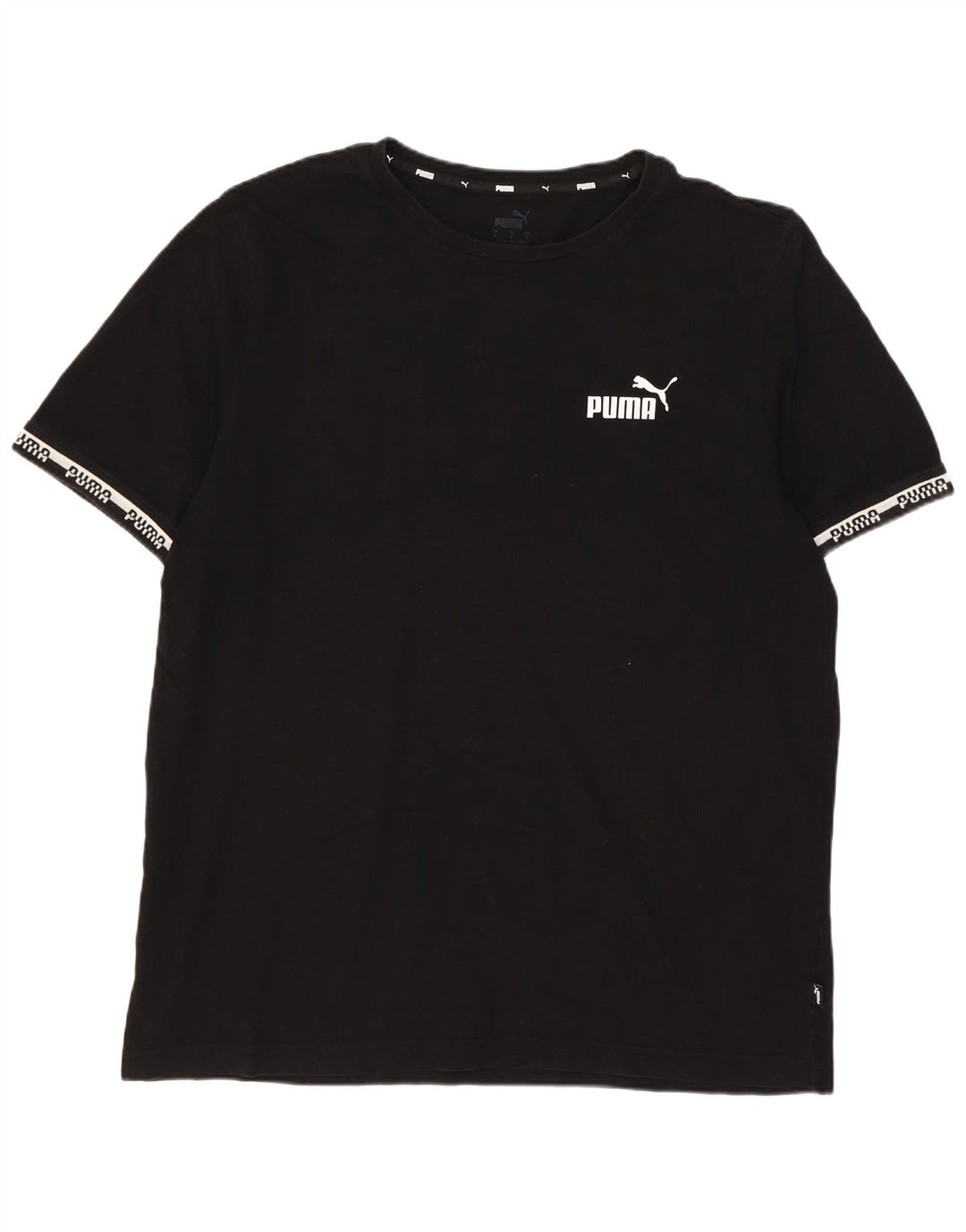 Puma - Camiseta gráfica para hombre, talla grande, color negro