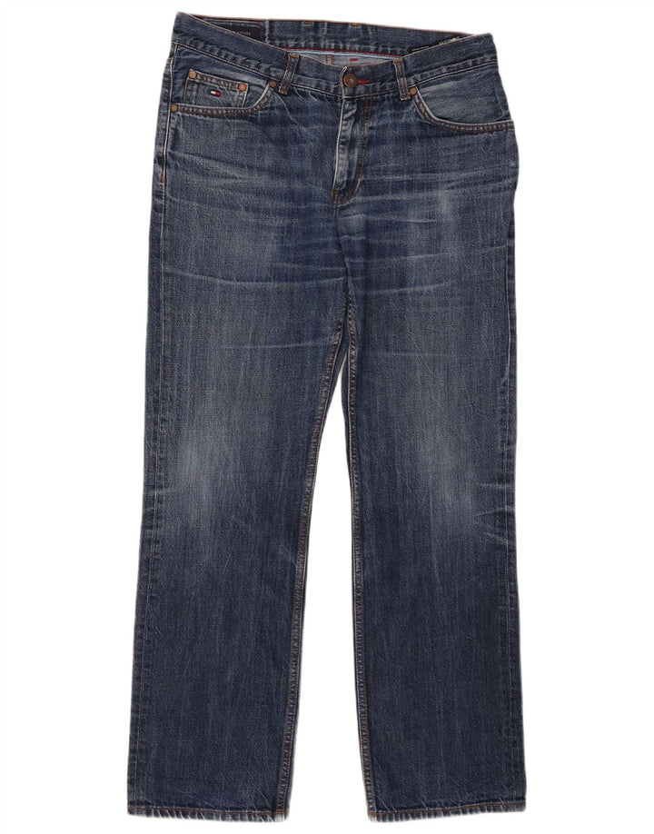 TOMMY HILFIGER Vaqueros rectos para hombre W34 L32 Algodón azul