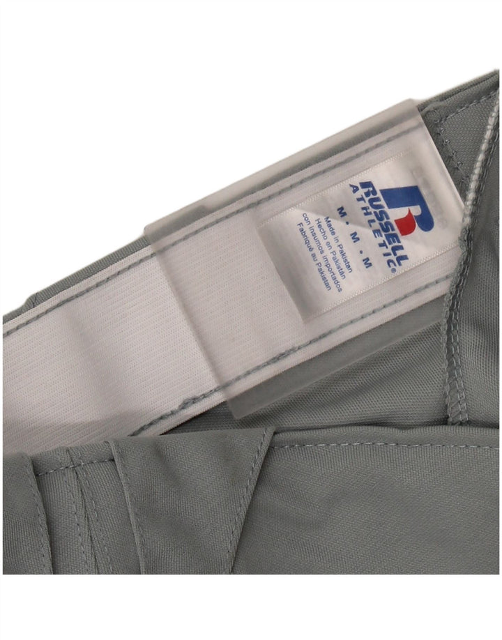 RUSSELL ATHLETIC Joggers para hombre Pantalones capri medianos W32 L19 Poliéster gris