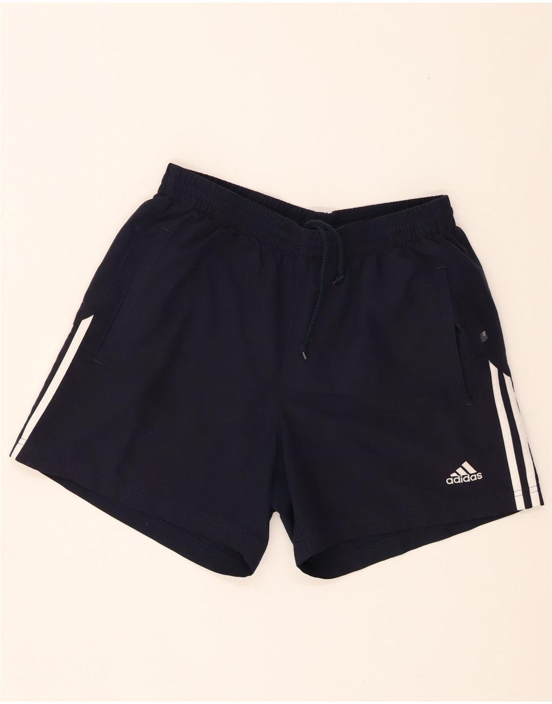 Pantalón Corto Deportivo Adidas Hombre Mediano Negro Poliéster