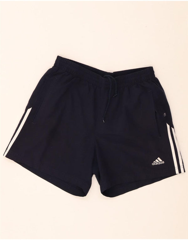 Pantalón Corto Deportivo Adidas Hombre Mediano Negro Poliéster