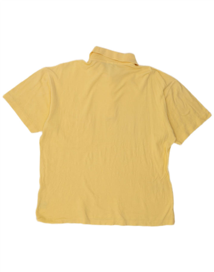Polo Valentino Hombre Grande Amarillo Algodón