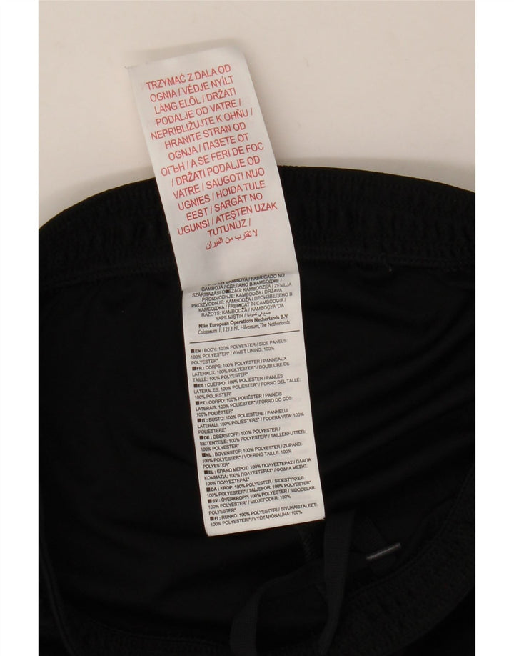 Nike Pantalones cortos deportivos Dri Fit para niños 10-11 años Mediano Negro Poliéster