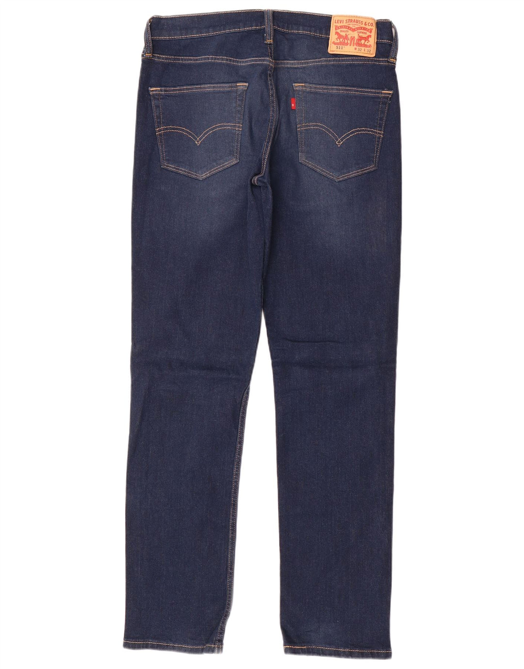 LEVI'S Vaqueros ajustados 511 para hombre W32 L32 Algodón azul marino