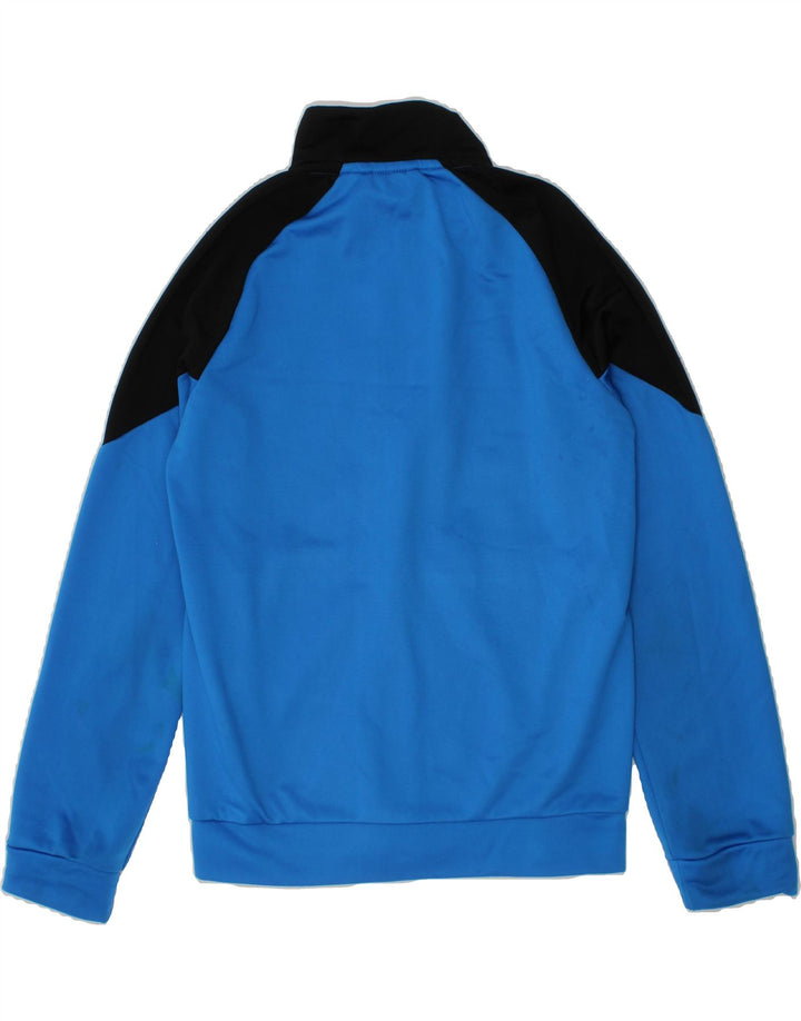 PUMA Boys Graphic Tracksuit Top Jacket 9-10 Years Blue Colourblock Vintage Puma and Second-Hand Puma from Messina Hembry 