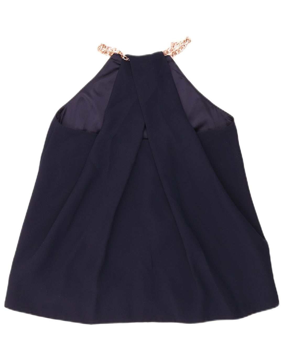 Ted Baker Cami Top para mujer Talla 2 Pequeño Poliéster azul marino