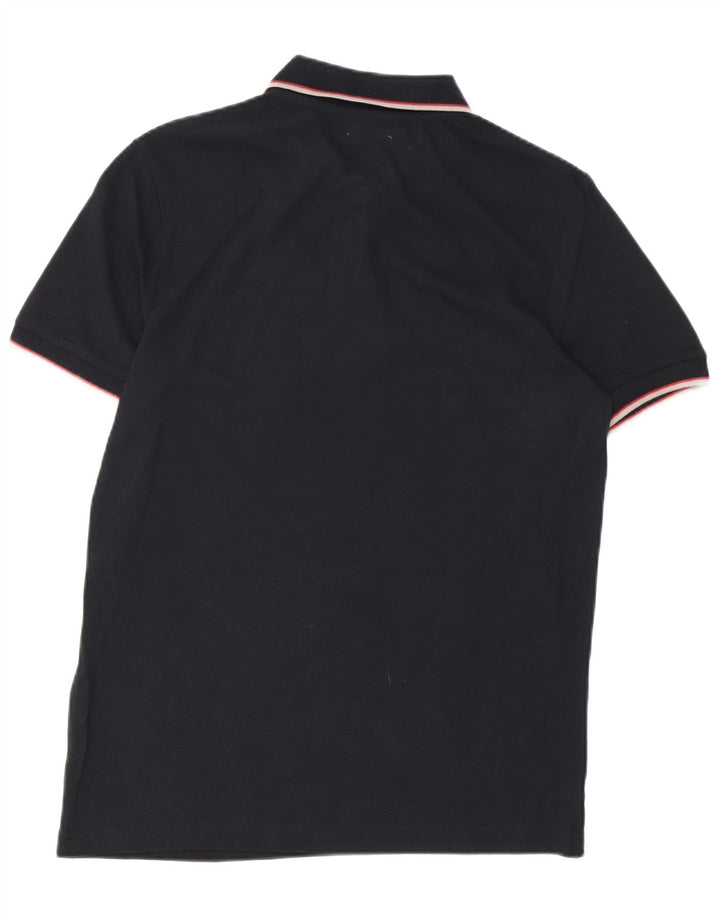 Kappa Polo Hombre Medium Negro Algodón