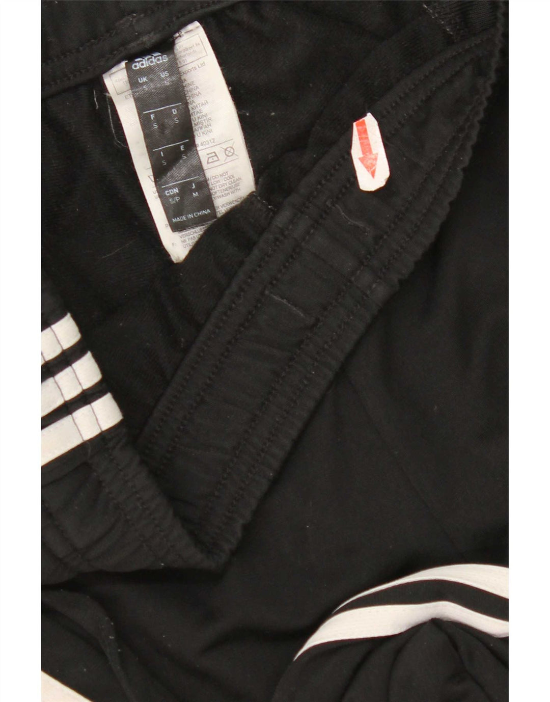 Adidas Hombre Pantalones De Chándal Joggers Small Negro Poliéster