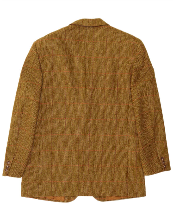 Henry Cottons Chaqueta tipo blazer de 2 botones para hombre IT 48 Medium Khaki Herringbone