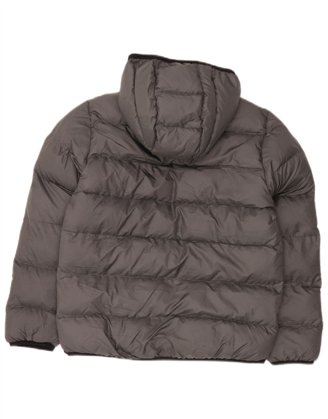 Adidas Chaqueta acolchada con capucha para niño 11-12 años Gris Poliéster