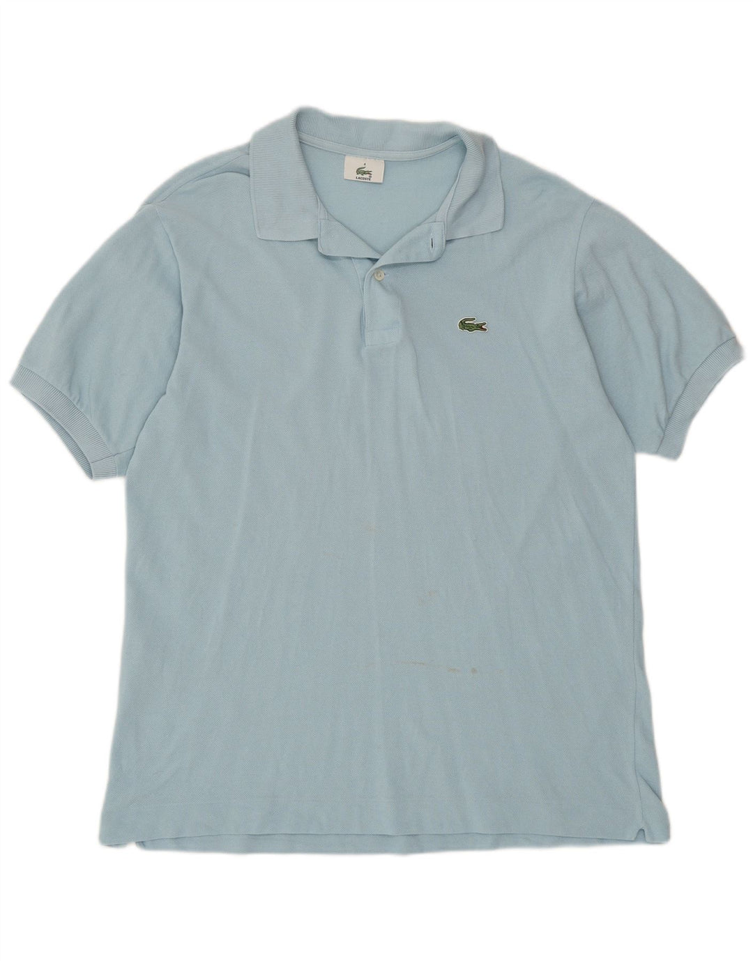 Polo Lacoste para hombre talla 4 algodón azul medio