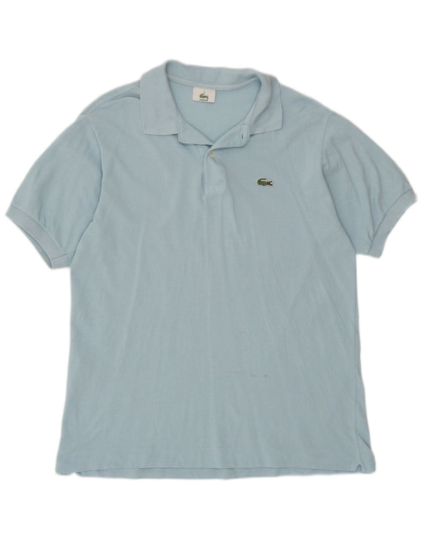 Polo Lacoste para hombre talla 4 algodón azul medio