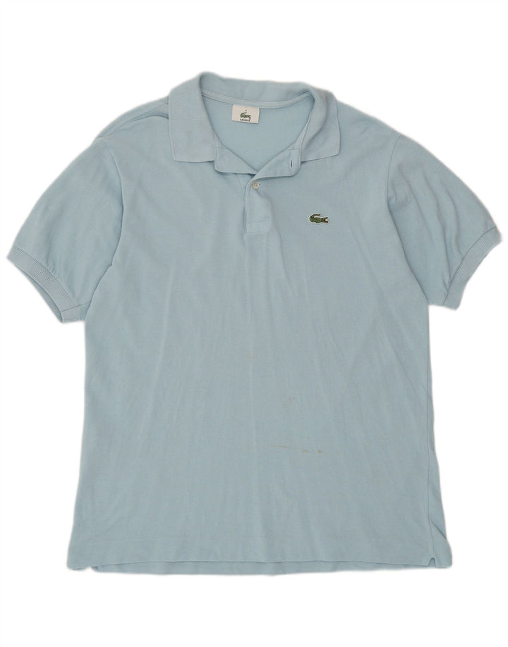 Polo Lacoste para hombre talla 4 algodón azul medio