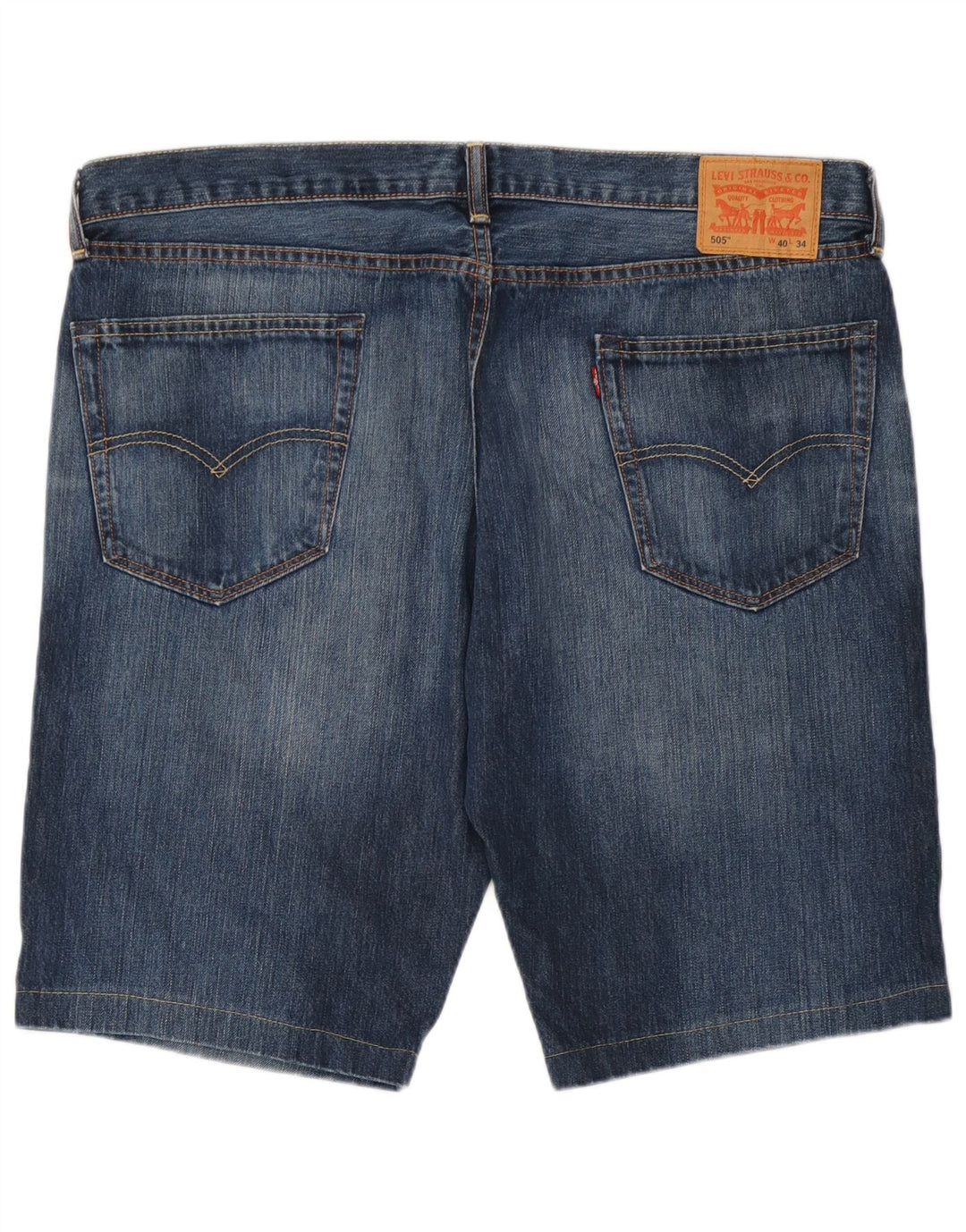 Levi's Mens 505 Shorts De Mezclilla W40 XL Azul Marino