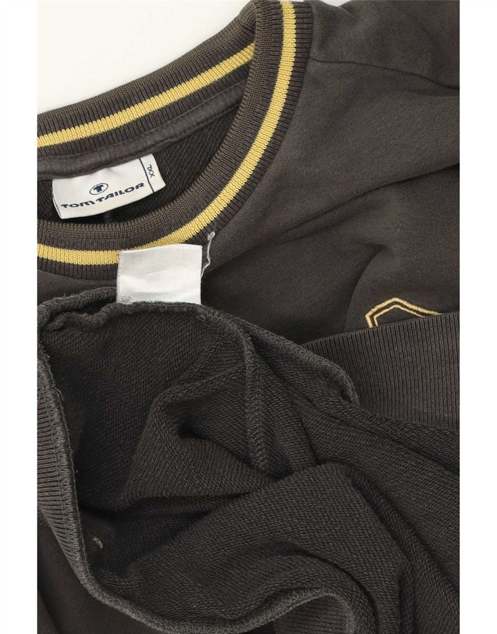 Tom Tailor Sudadera Gráfica para Hombre Jersey 2XL Algodón Gris