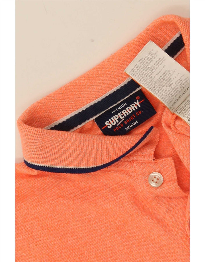 Superdry Polo De Algodón Con Motivos Naranja Medio Para Hombre