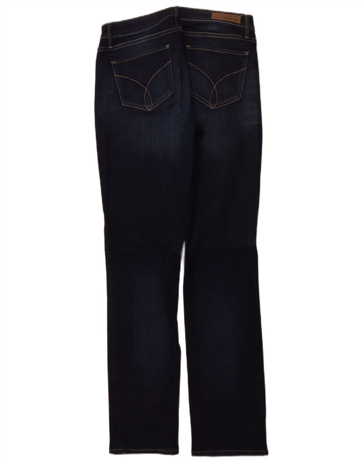 Vaqueros rectos Calvin Klein para mujer W29 L32 Algodón azul marino