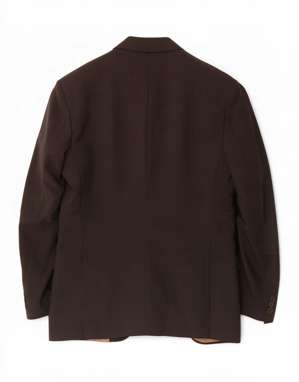 Marks & Spencer Chaqueta tipo blazer de 2 botones para hombre UK 40 Gris medio Lana virgen