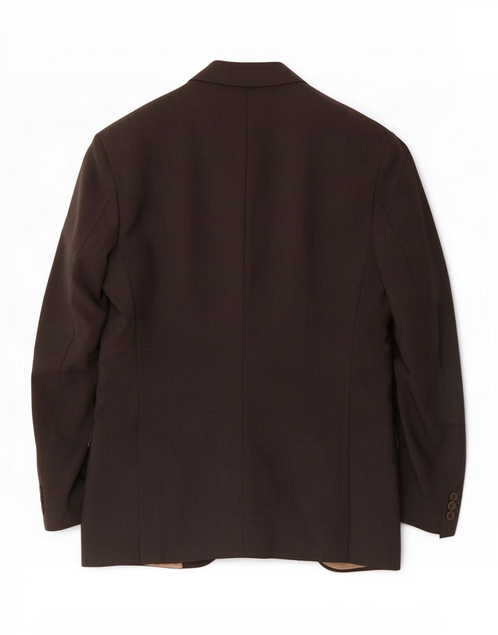 Marks & Spencer Chaqueta tipo blazer de 2 botones para hombre UK 40 Gris medio Lana virgen