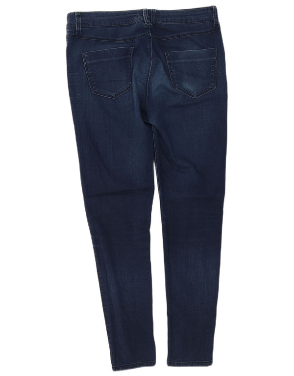 Marks & Spencer Jeans Jegging para Mujer UK 14 Medium W32 L28 Azul Marino Algodón