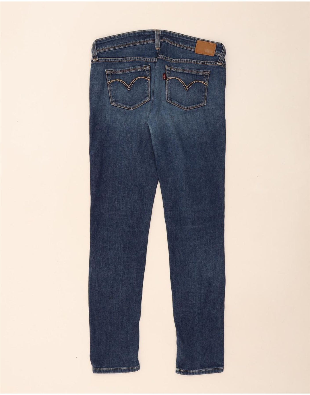 LEVI'S Jeans ajustados de cintura baja con curva ligera para mujer W29 L32 Algodón azul