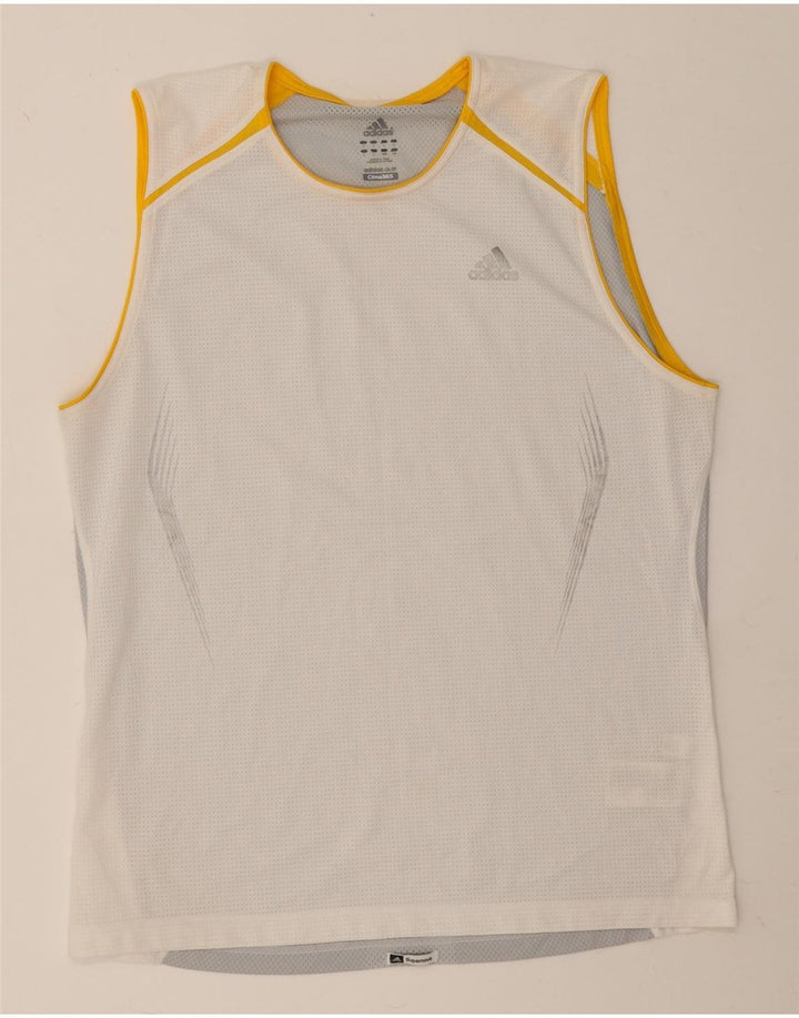 Adidas Clima 365 Chaleco Top Grande Blanco Poliéster