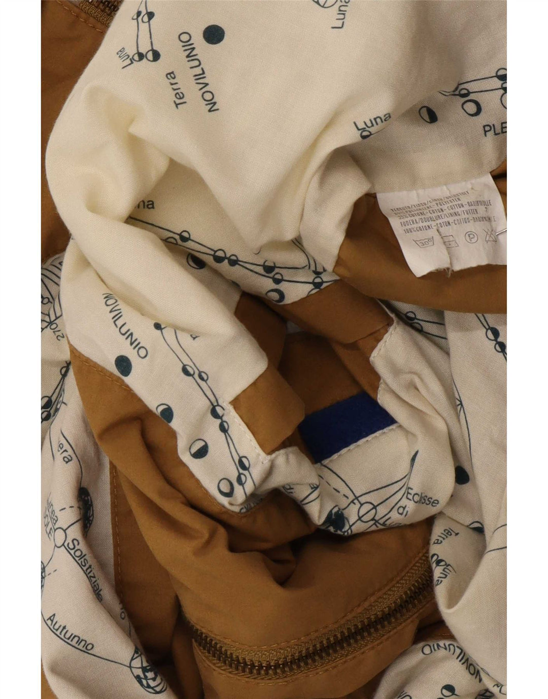 Stratos Chaqueta bomber con capucha para hombre UK 40 Large Beige Poliéster