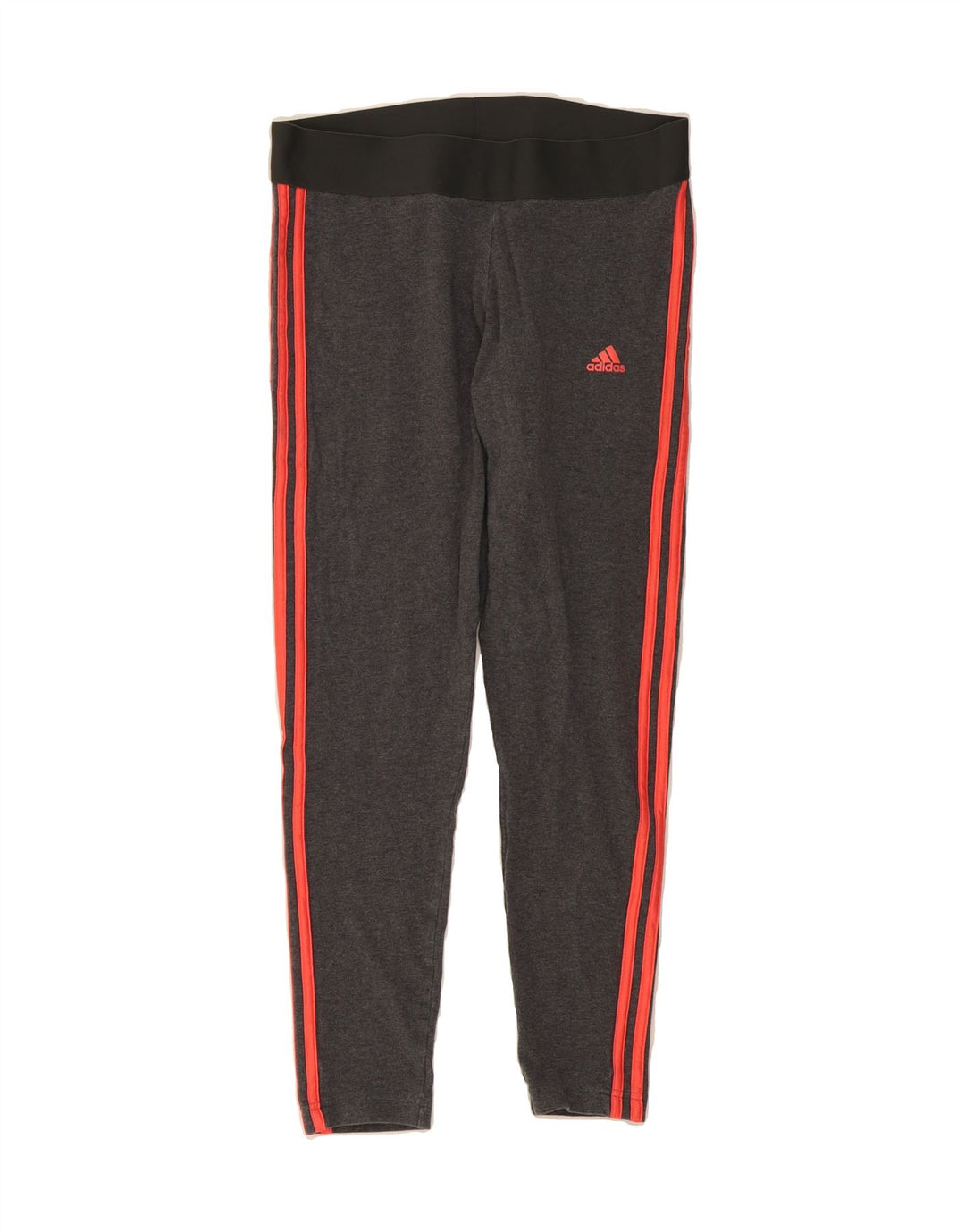 ADIDAS Womens Leggings UK 16/18 Large Grey Cotton Vintage Adidas and Second-Hand Adidas from Messina Hembry 
