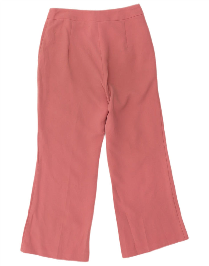 Topshop Pantalones cortos con corte de bota para mujer UK 6 XS W26 L23 Poliéster rosa