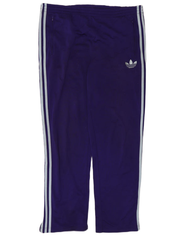 Pantalones de chándal ADIDAS para hombre, poliéster morado grande