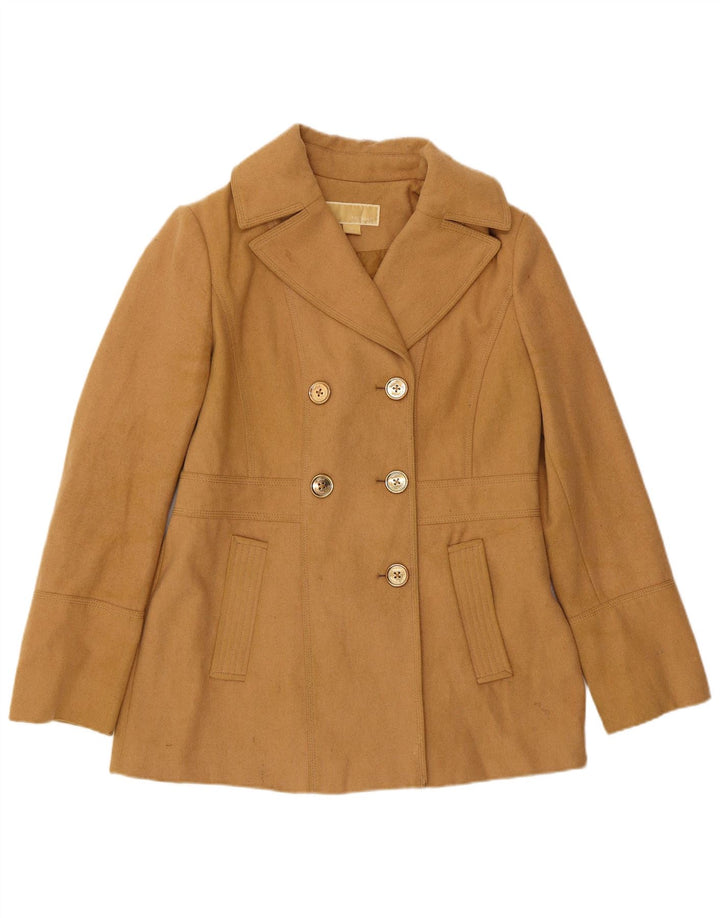 Michael Kors chaquetón para mujer US 10 grande lana beige