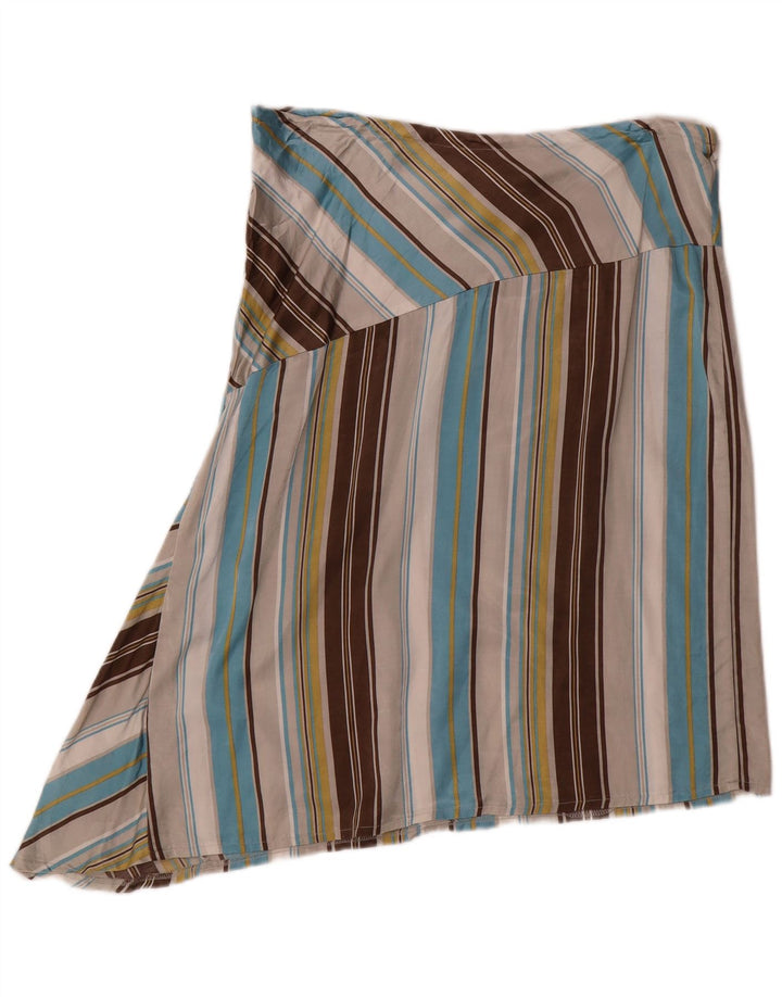 Benetton Falda Asimétrica IT 44 Medium W36 Rayas Multicolor