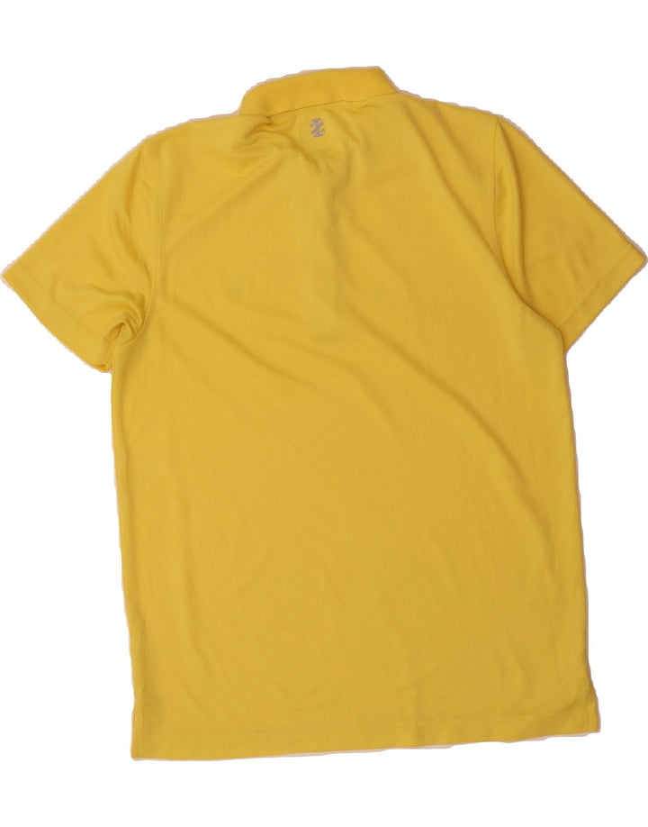 IZOD Mens Polo Shirt Medium Yellow Polyester Vintage Izod and Second-Hand Izod from Messina Hembry 