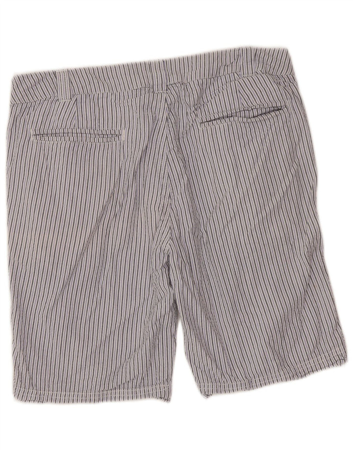 CHAMPION Pantalones cortos chinos para mujer pequeños W27 Púrpura Pinstripe