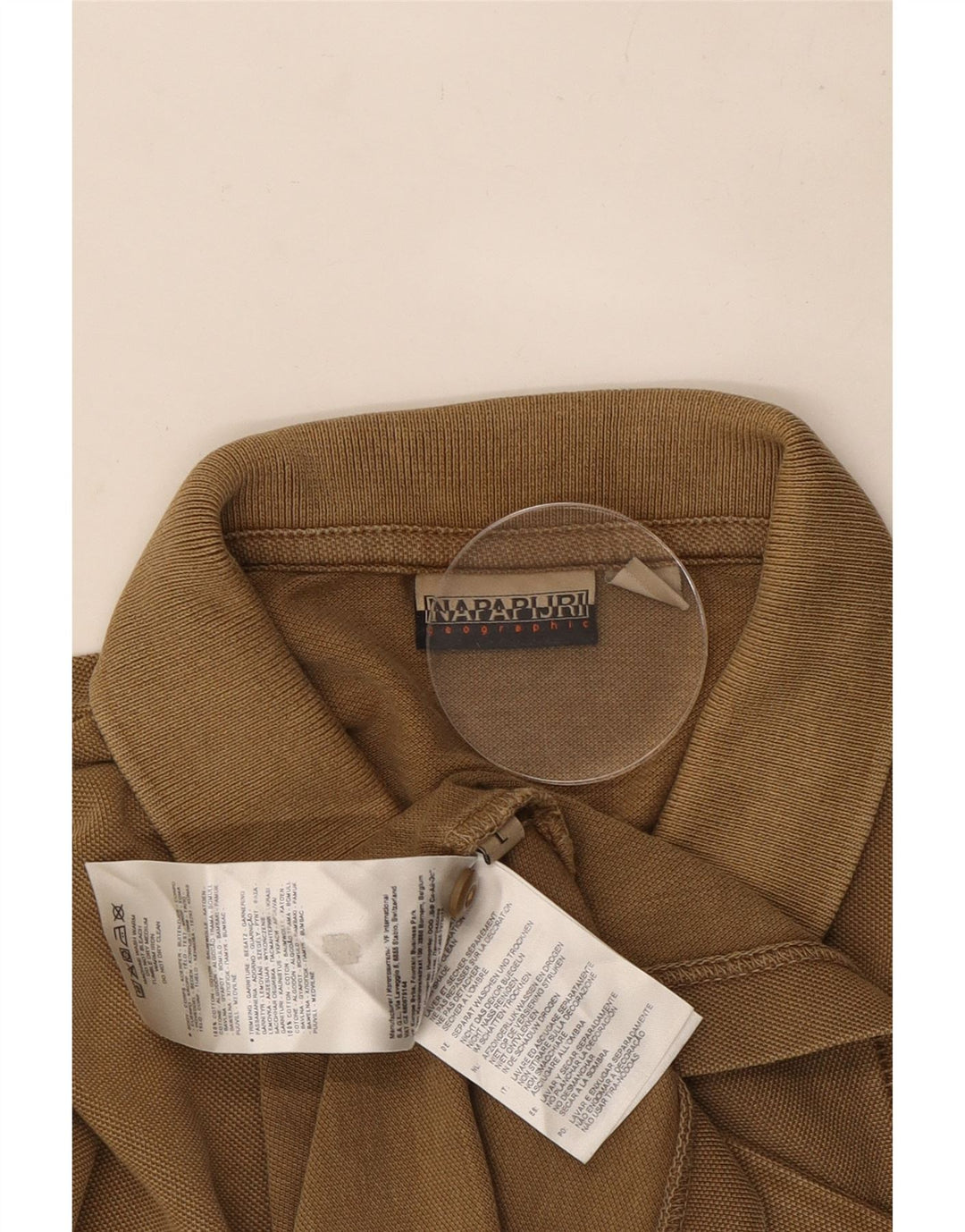 Napapijri Polo para hombre grande marrón