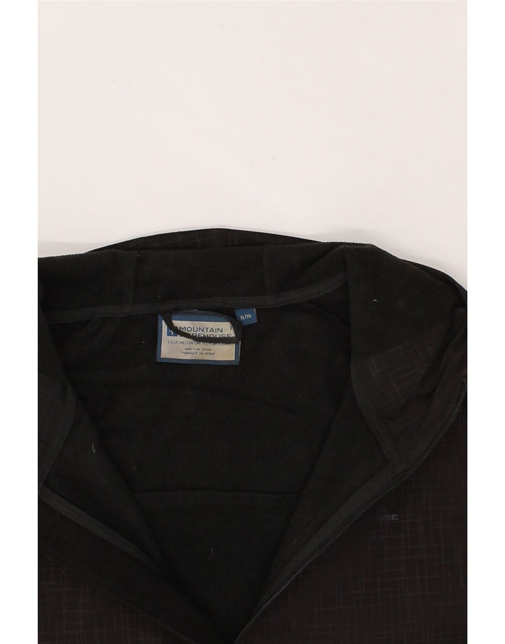 MOUNTAIN WAREHOUSE Mens Hooded Windbreaker Jacket UK 42 XL Black Polyester Vintage Mountain Warehouse and Second-Hand Mountain Warehouse from Messina Hembry 