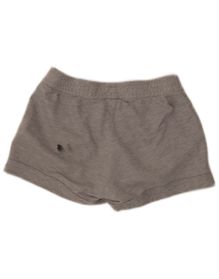 Adidas Pantalones cortos deportivos para mujer UK 12 Algodón gris medio