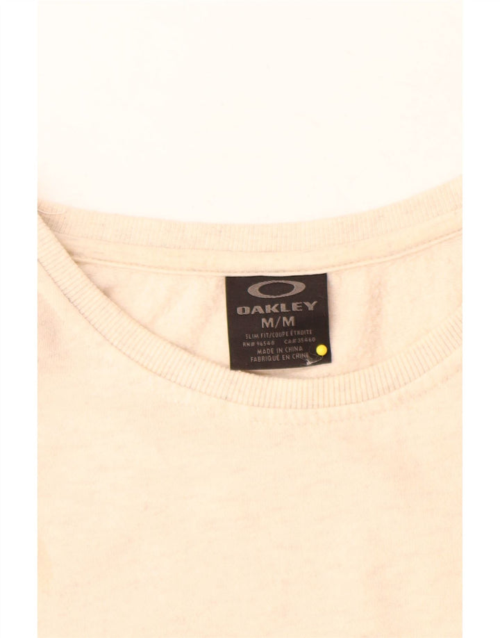 Oakley Hombre Sudadera Jumper Medium Off White Moteado