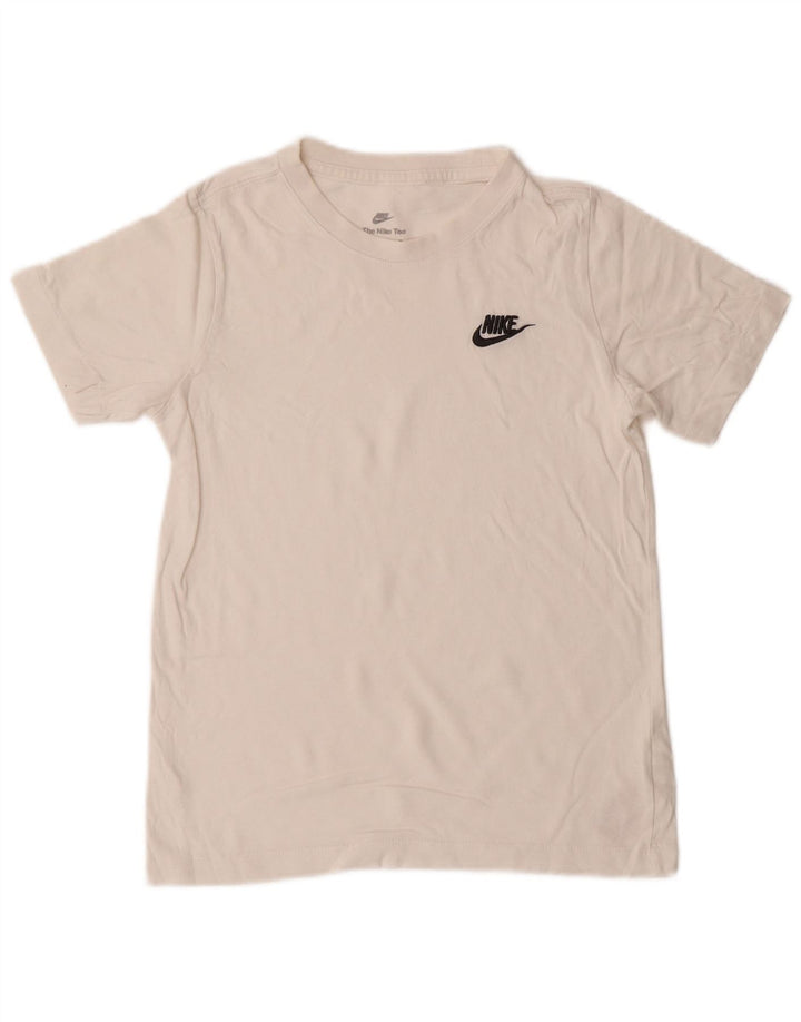 Nike Camiseta para niño Top 10-11 años Mediana Blanco Algodón